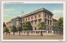 Postcard United States Mint Philadelphia Pennsylvania Unposted Linen picture