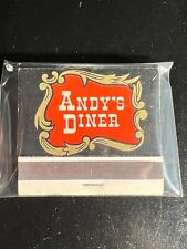MATCHBOOK - ANDY'S DINER - CLUB CAR - SEATTLE, WA - UNSTRUCK picture