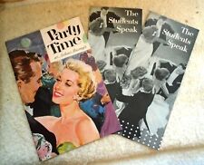1 Vintage 1956 Arthur Murray Party Time Booklet 2 1955 Student Speaks Brochures picture