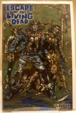 Escape of The Living Dead #1 Royal Blue Foil VF+/NM- Condition NO COA with Comic picture