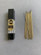 RARE Box Vintage Japanese GOLD Pencil Lead Coleen HB NOS 0.5 30 leads JIS picture