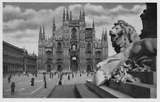 Vintage postcard Milan Itay Piazza del Duomo picture