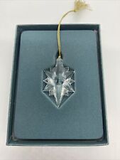 Lenox Crystal Christmas Tree Creche Star 2 1/2 x 1 1/2 Inch Ornament Rare picture