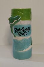 RAINFOREST CAFE Alligator TIKI Ceramic Mug Tumbler 3D Bar Ware Tall Cup Hawaiian picture