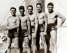 1936 CANADIAN OLYMPIC WRESTLING TEAM PHOTO (208-a ) picture