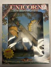 Unicorn With Panoramic Display & Scroll Shadowbox Collectibles New In Box - Vntg picture