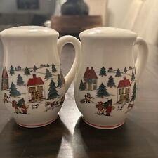 Mount Clemens Pottery Oversized Christmas Salt & Pepper Shakers picture