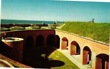 Vintage Postcard- Fort Massachusetts, Ship Island, MS. picture