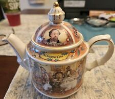 Sadler Charles Dickens A Christmas Carol Tea Pot VINTAGE English ENGLAND  picture