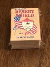 1991 Pacific Trading Co Desert Shield Complete Card Set 1-110 Mint Condition picture
