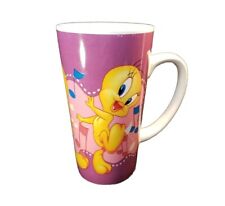 Vtg Sweetie bird Looney Tunes Pink And Purple Mug Coffee Cup picture