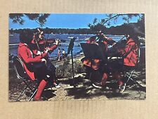 Postcard Interlochen MI Michigan National Music Camp Violins Lake View Vintage picture