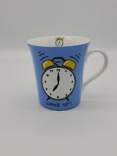 Vintage Konitz Germany Coffee Mug Tea Cup 7 O'Clock WAKE UP COFFEE O'Clock picture