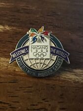 1998 Commemorative Olympic Pin ~ Globe ~ XVIII Winter Games Nagano, Japan picture