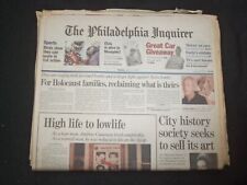 1997 JULY 27 PHILADELPHIA INQUIRER-HOLOCAUST FAMILIES RECLAIMING THEIRS- NP 7442 picture