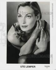 1990 Press Photo Ute Lemper, German cabaret singer and actress. - srp29701 picture