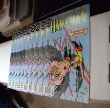 10X Lot 1986 Hawkman # 1 DC Comics (Justice League) Richard Howell picture