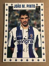 Joao Manuel Pinto, Portugal 🇵🇹 FC Porto 1996/97 hand signed picture