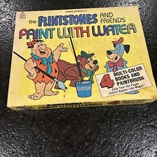 Hanna-Barbera's Flintstones And Friends Paint with Water Set Of 4 Vintage Vtg picture