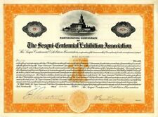 Sesqui-Centennial Exhibition Association - Various Denominations Bond - World's  picture