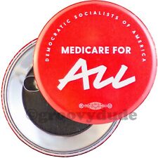 Medicare For All DSA Pro Health Cause Political Campaign Pin Pinback Button picture