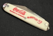 Vintage COCA COLA COKE SODA 5 CENT  Advertising Pocket Knife Made in USA picture