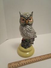 Ceramic Owl Figurine Sun City,Arizona Vintage 1975 EUC Made in USA with label picture