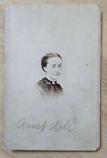 Chambersburg, PA CDV woman ID Aunt Kale by H. Bishop's New Skylight Gallery picture