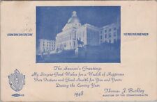 Season's Greetings from Auditor of the Commonwealth Boston 1948 Postcard picture