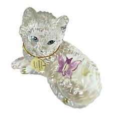 Bradford Sophisticats Smitten Kitten Crystal Premier Edition Figurine Mint Cond. picture