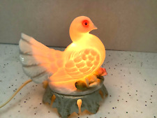 Vintage- U. L. PORTABLE LAMP - Painted Dove - 5” - Issue No. G9472 picture