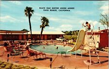Paso Robles California Black Oak Motor Lodge Annex  Vintage  Postcard  picture