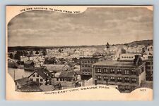 Orange MA-Massachusetts, Bird's-Eye Looking South East, c1905 Vintage Postcard picture