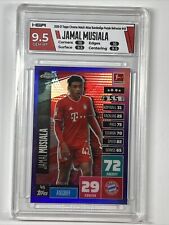 2020-21 Topps Chrome Match Attax Bundesliga Jamal Musiala RC Purple /299 HGA 9.5 picture