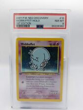 Pokémon TCG 1st Edition PSA 8 NM-MT Neo Discovery Wobbuffet Holo 16/75 picture