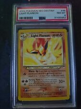 LIGHT FLAREON 46/105 Neo Destiny Pokemon card - PSA 8 picture