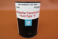 Vintage 1960's-70's GM Automatic Transmission Fluid 1 Qt Metal Advertising Can picture