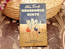 Vintage SUNBRITE CLEANSER War Timely HOUSEHOLD HINTS PAMPHLET picture