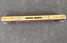 Antique Marples & Sons Level Rosewood and Brass 10 5/8