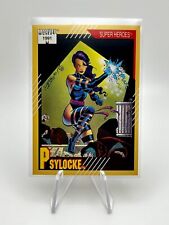 1991 Marvel Super Heroes Impel Trading Cards #18 Psylocke Near Mint + picture