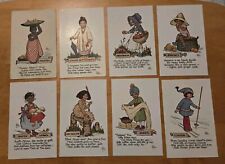 Artist Signed Marsh Lambert Products From Countries With Children 8 Postcards picture