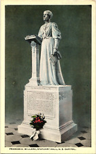 Frances E. Willard Statue Washington DC Divided Unposted Postcard c1910 picture