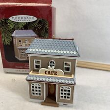1997 Hallmark Nostalgic Houses And Shops Cafe Keepsake Ornament picture