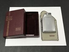 Vintage Ronson Mastercase Lighter Cigarette Case Combo - Inscribed picture