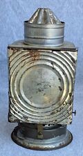 Antique W.V. & B. Kerosene Darkroom Tin Lantern Lamp Light picture