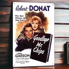 Goodbye, Mr. Chips Metal Movie Poster Tin Sign Plaque Wall Decor Film 8