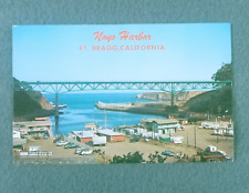 Postcard Fort Bragg California CA Noyo Harbor The Wharf Breakers Restaurant VTG picture