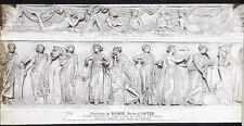 1898, Sarcophagus of the Nine Muses, Louvre, Paris, Magic Lantern Glass Slide picture