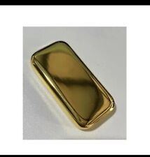 100 Gram Gold Plated .999 Bullion Fine Gold Bar Collectible picture