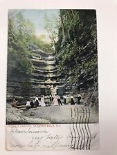 vintage 1906 french canyon starved rock ILL Undivided Back postcard picture